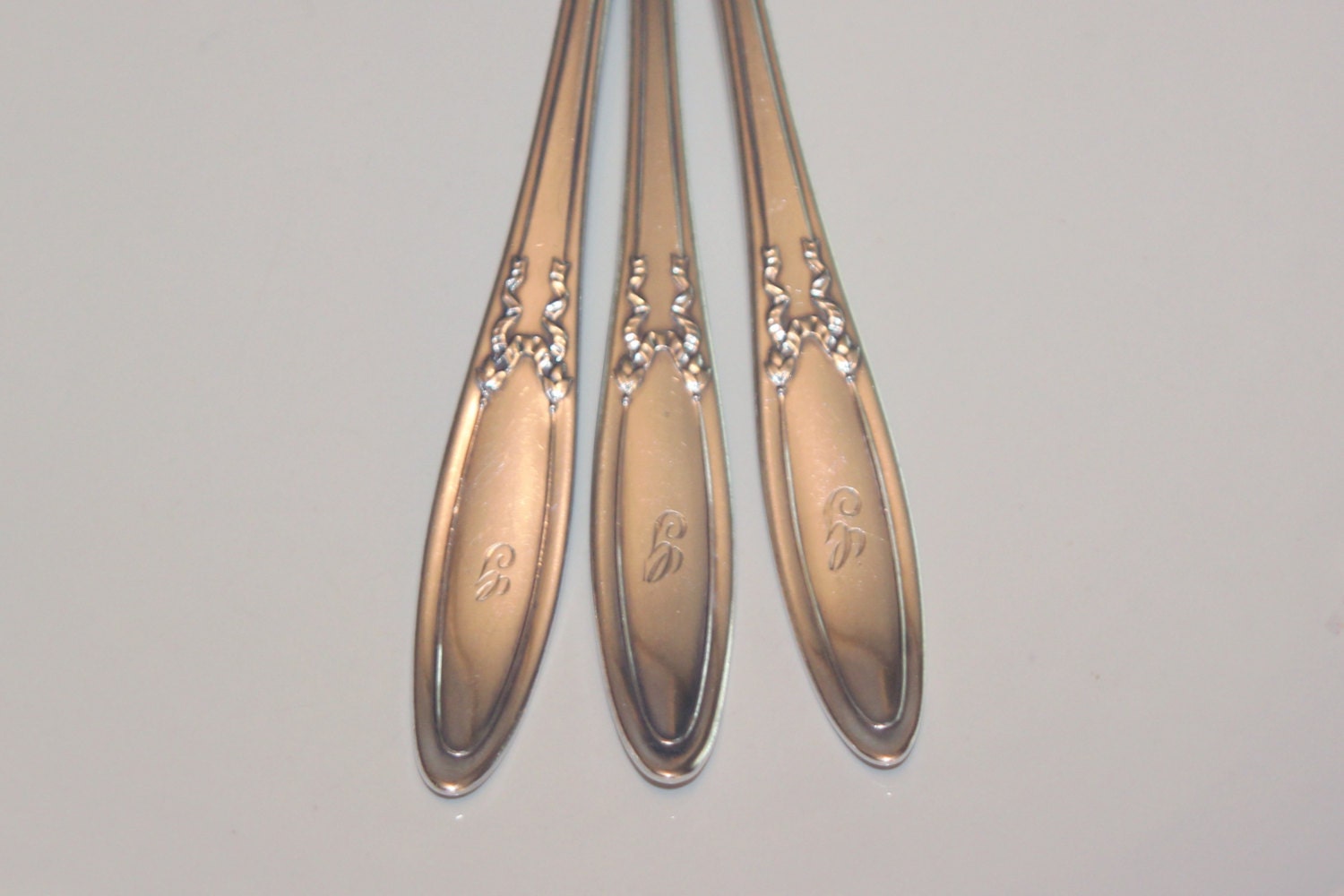 10 Piece set 1915 Panama Pattern Silver Plate Flatware – Ribbon Pattern ...