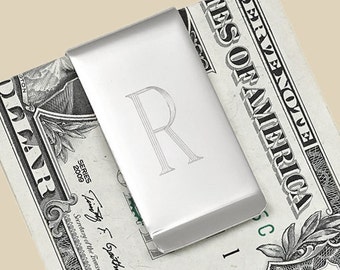 Personalized Mens Money Clip - Unique Groomsmen's Gift