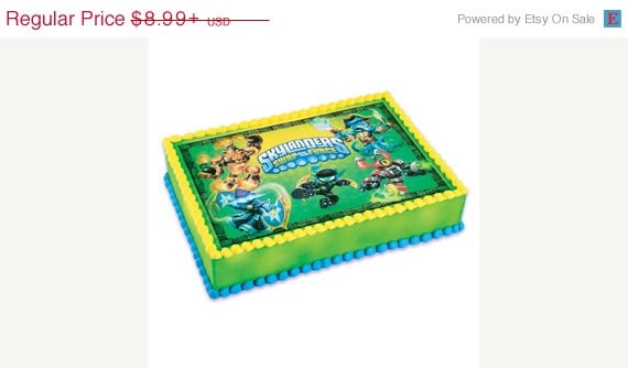 SUMMER SALE Skylanders SWAP Force Edible Image Cake Topper Il_570xn