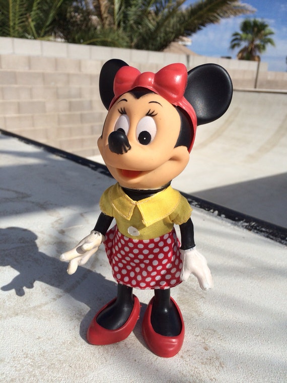 red minnie mouse doll