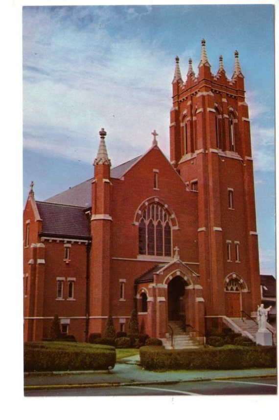 Sacred Heart Church Bradford Massachusetts MA Old by PostcardStore