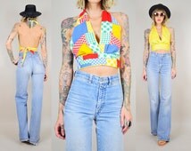 Popular items for 70s halter top on Etsy