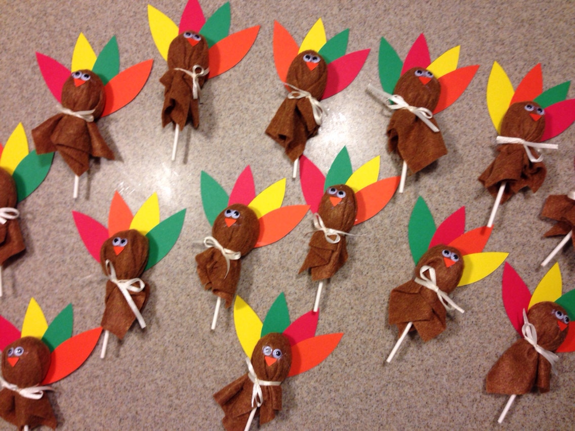 Custom Turkey Suckers Great For Classroom By Gigglesandwiggles4u