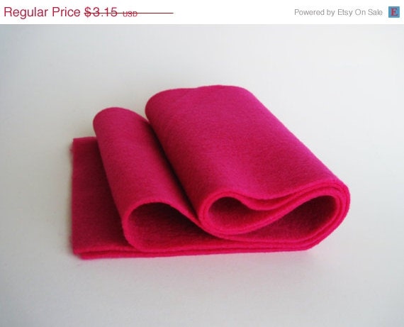 15% off - FUSCHIA - Everything Felt Roll 5" x 36" Il_570xn