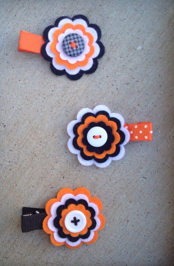 Items similar to 15 OFF Entire Shop. Baby/Toddler Halloween Hair clip
