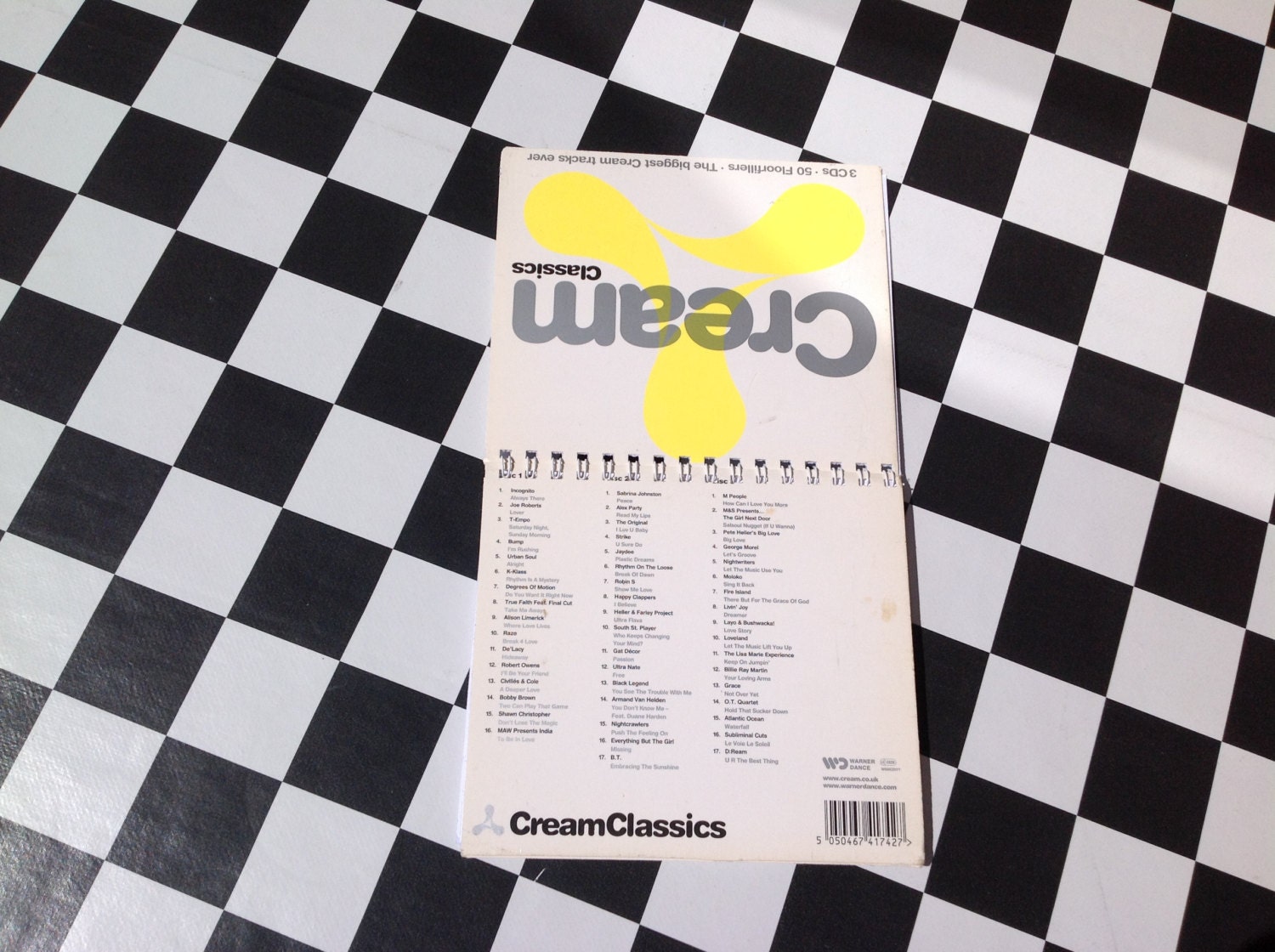 Cream Classic Reworked CD Box Notebook Free UK Postage great