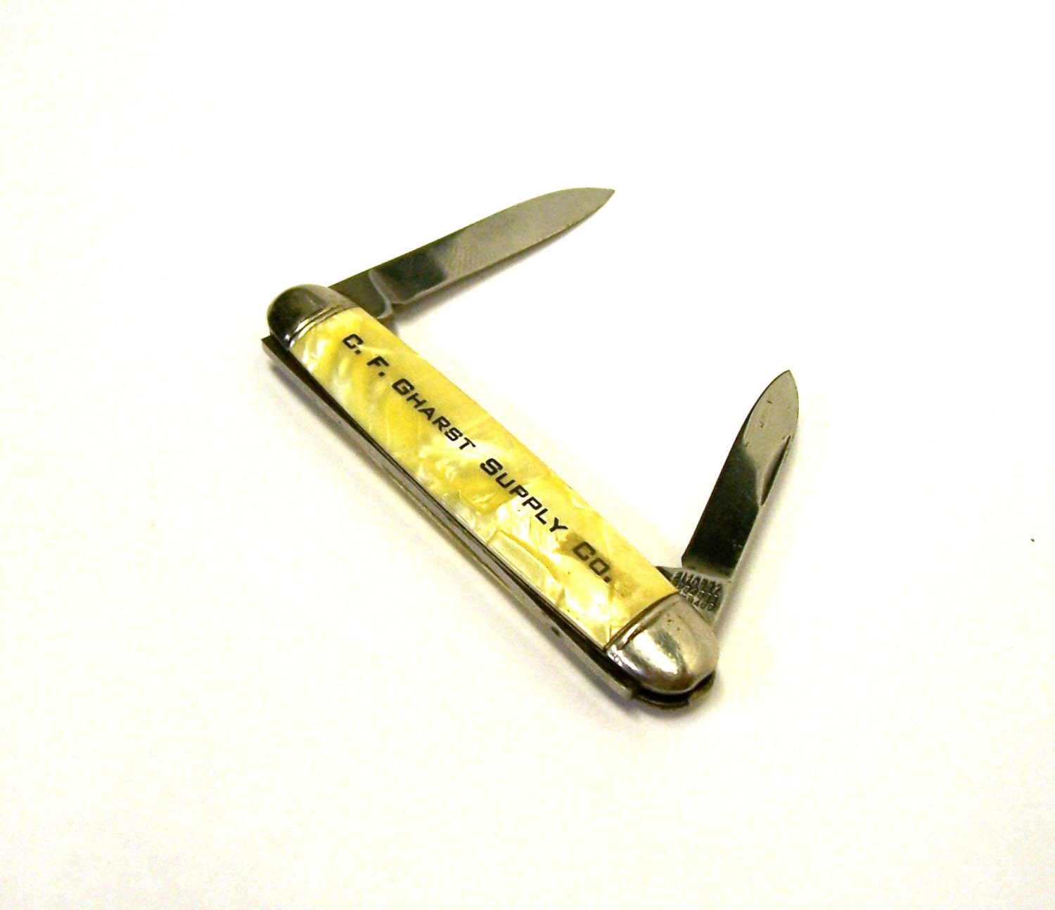 Reserved.......Imperial USA Advertising Celluloid Pocket Knife