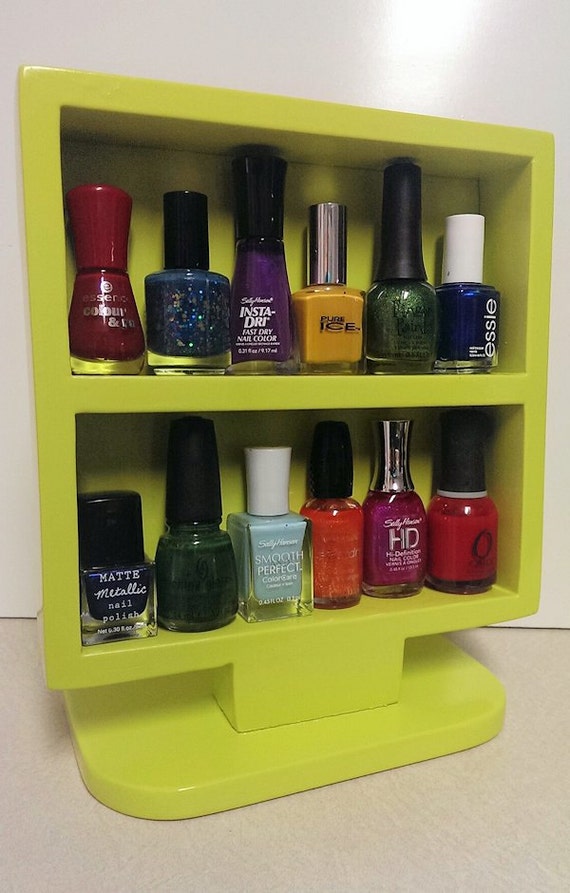 Items similar to Desktop Nail Polish Rack w/ Built in Stand. Ready to