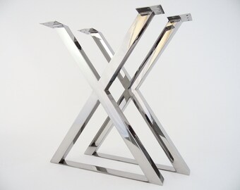 Furniture Legs Stainless Steel view x-frame table legsbalasagun on etsy Furniture Legs Stainless Steel view x-frame table legsbalasagun on etsy