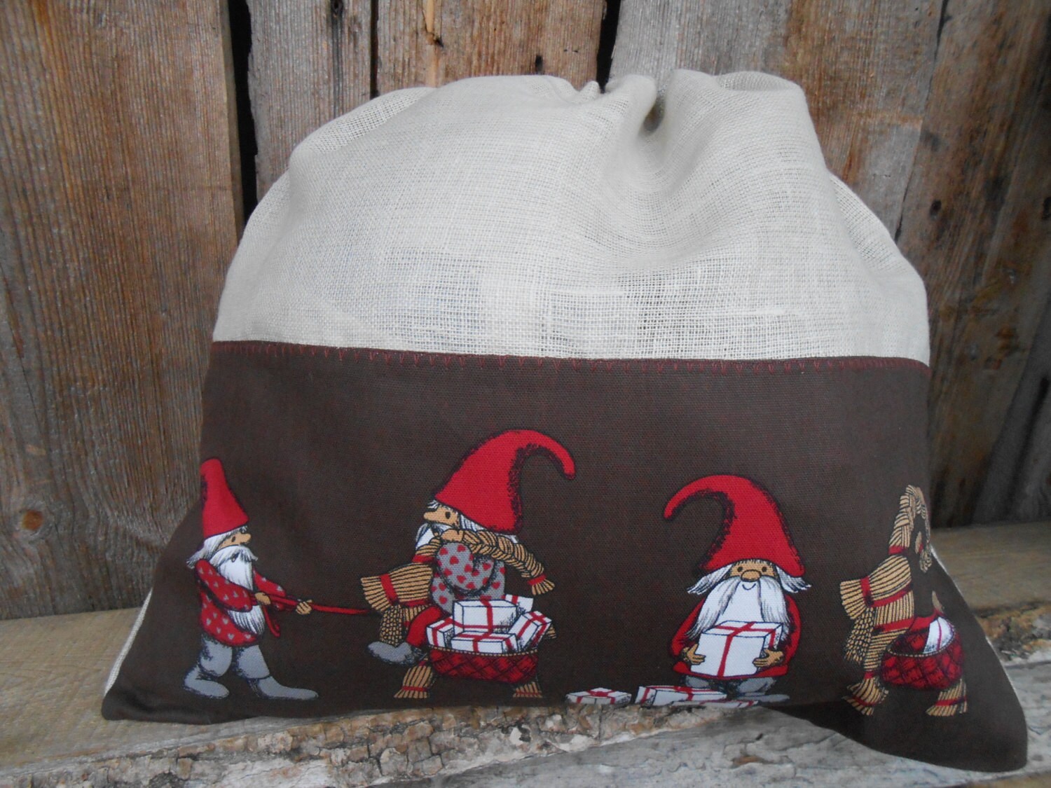 scandinavian swedish christmas linen gift bag by vivicreative scandinavian swedish christmas linen gift bag by vivicreative