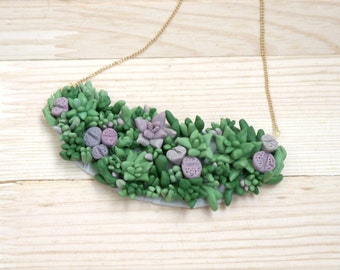 Popular items for Succulent Necklace on Etsy