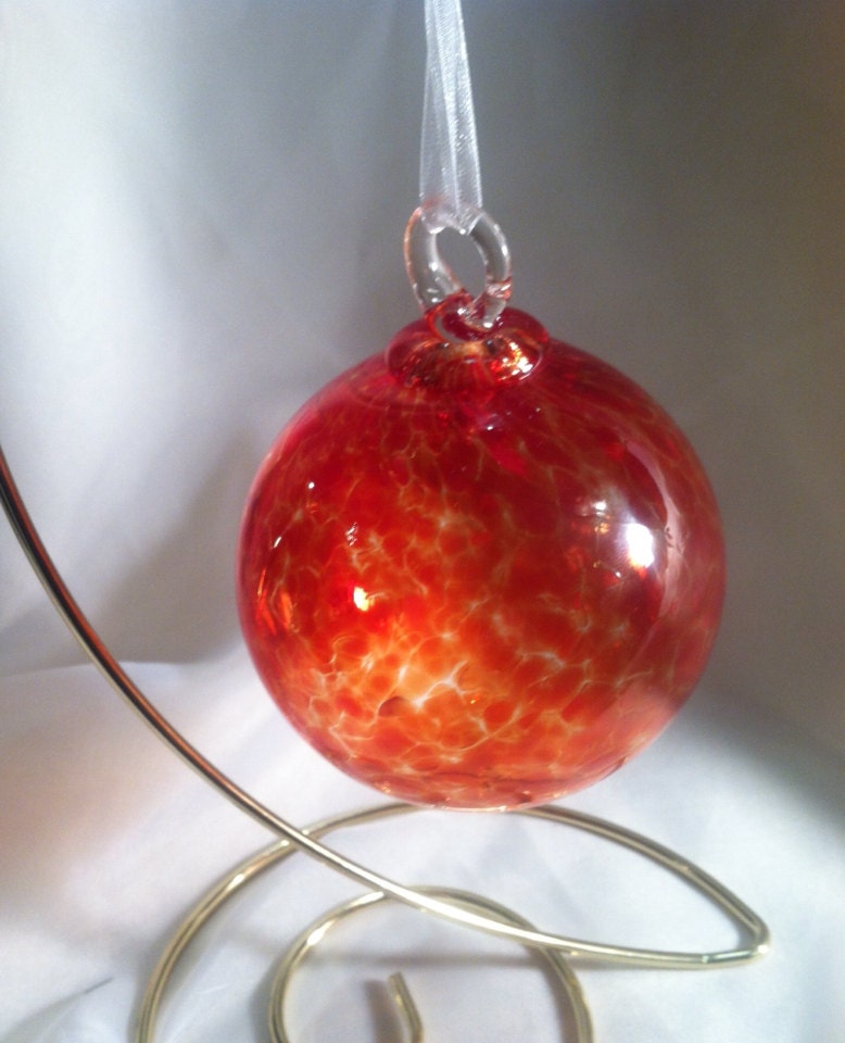 hand blown glass witch ball christmas ornament in by hand blown glass witch ball christmas ornament in by