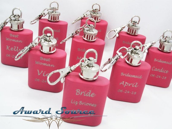 Personalized bridesmaid 1 Chain engraving Key Pink oz Gift Engraved Bridesmaid Custom gift Personalized bridesmaid 1 Chain engraving Key Pink oz Gift Engraved Bridesmaid Custom gift