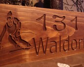 Personalized wooden carved signs for all by BenchmarkSignsGifts