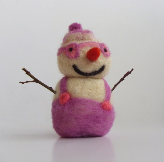 snowman christmas ornament needle felted wool sculpture snowman christmas ornament needle felted wool sculpture