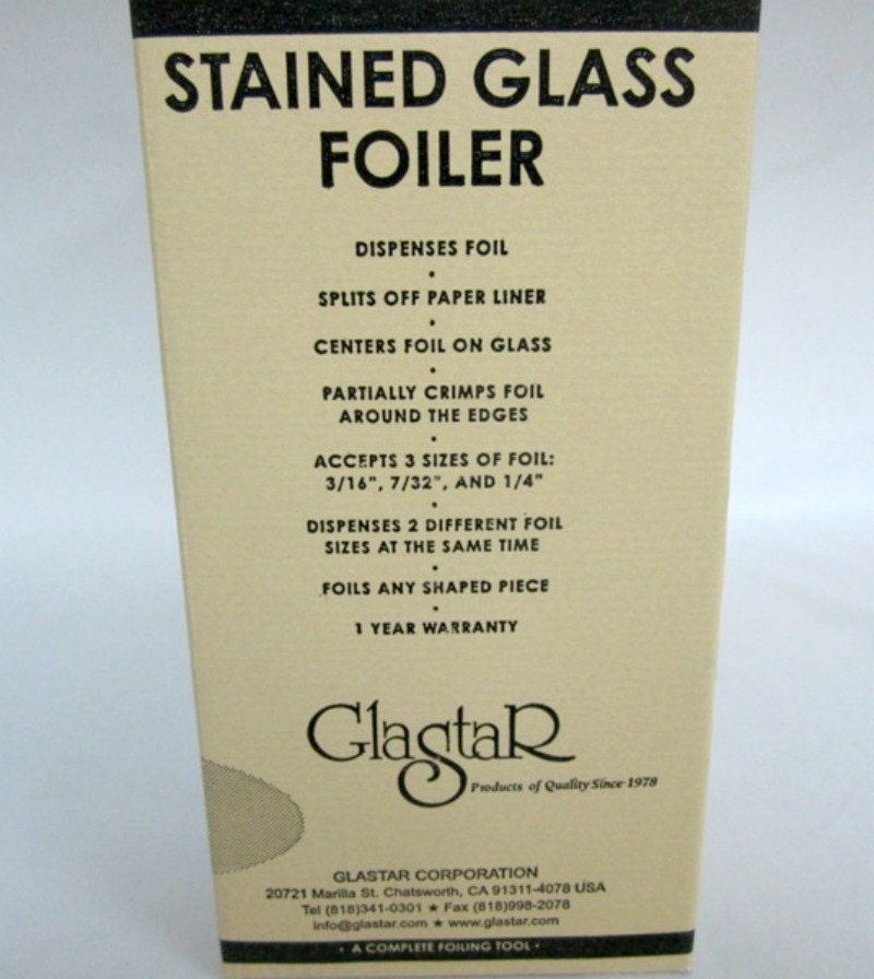 Glastar Stained Glass Foiler Foiling Machine Makes Foiling