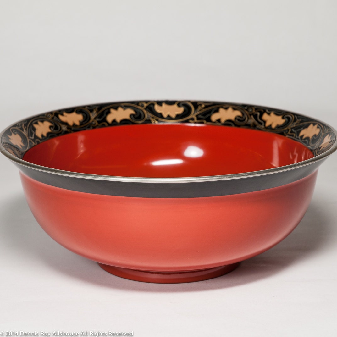 Vintage Japanese lacquer bowl possibly by FreshBreezeVintage