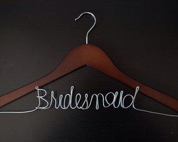 Items similar to Personalized Bridesmaid Hanger set of 4 on Etsy