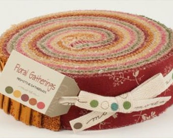 Moda Floral Gatherings Honeybun Roll by Primitive Gatherings