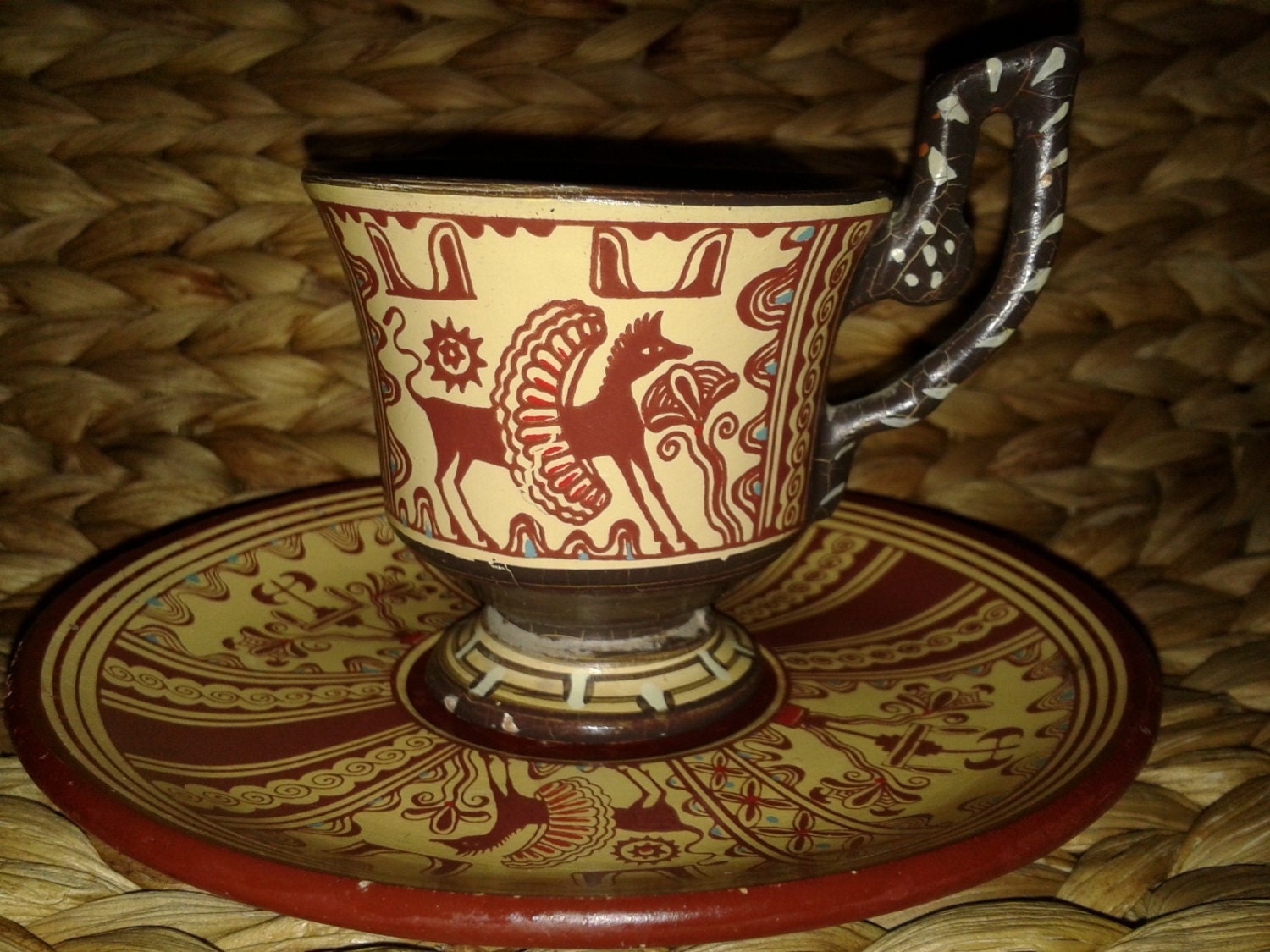 D Vassilopoulos Hand Painted in Greece by RobandJensOddsnEnds