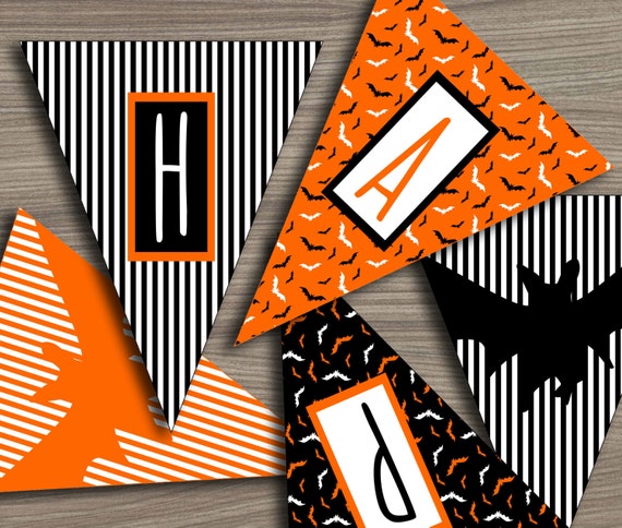 Halloween Banner - Halloween Party Printable, Halloween Sign, Halloween