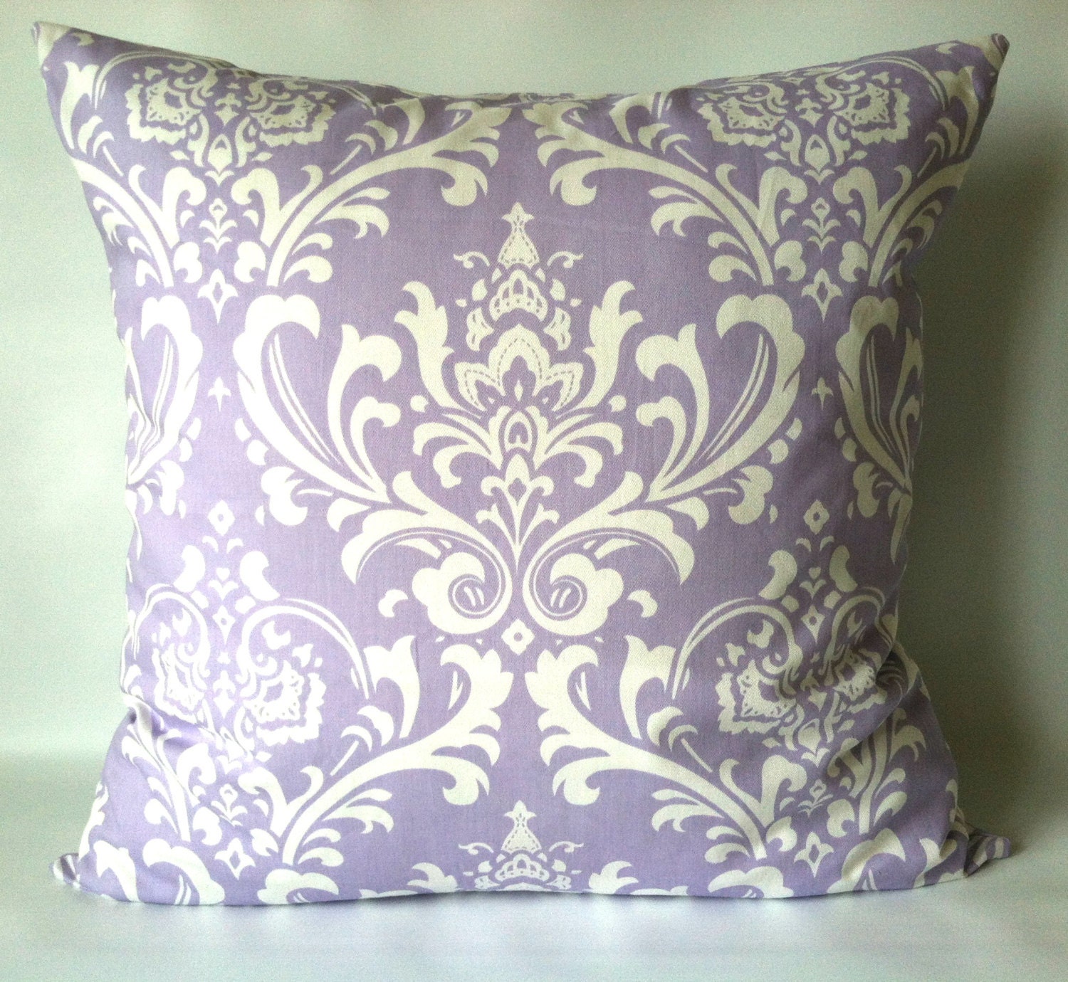 Lavender Pillow Covers 18 x 18 One Purple by TheSeafoamCottage