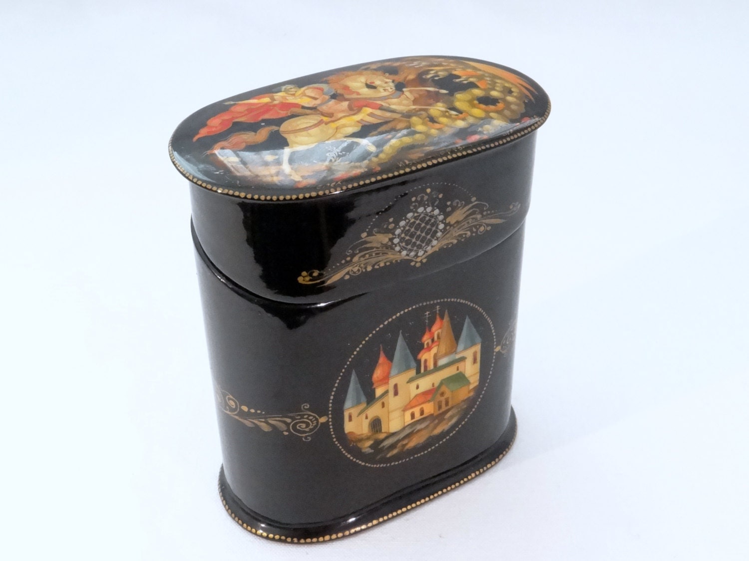 Russian Lacquer Boxes In 24