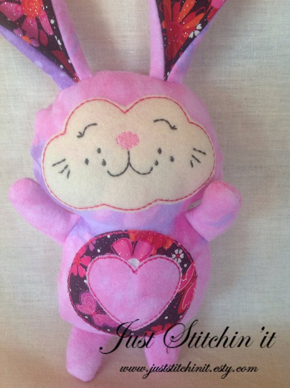 pink bunny stuffy