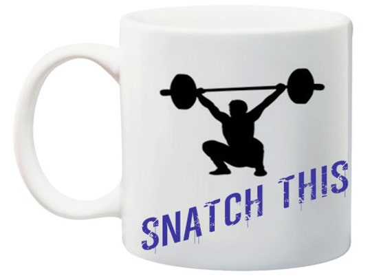 Brand New 11 Oz Crossfit "Snatch This" Coffee Mug