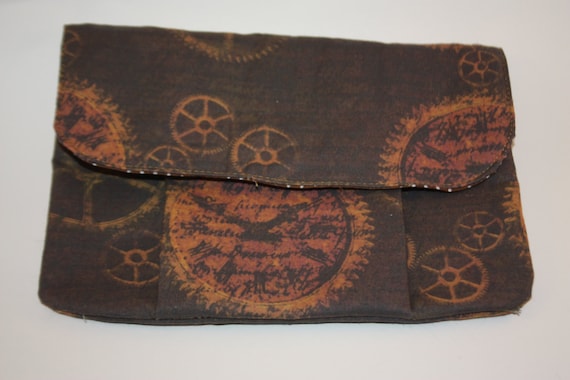 Steampunk Gears Pleated Pouch steampunk buy now online