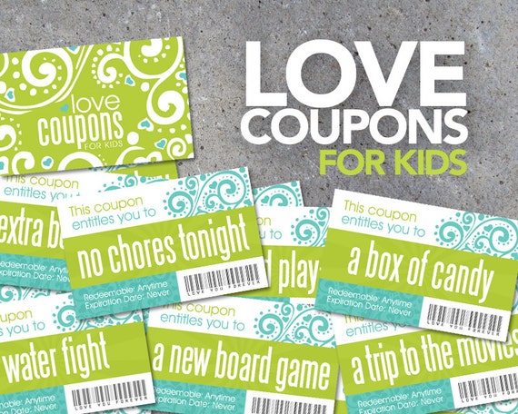 Love Coupons FOR KIDS
