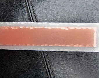ALUMINUM and COPPER Tags/ Rectangles - Hammered edges - 18 gauge