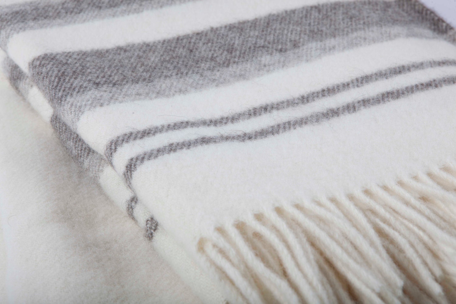 Wool blanket . blanket. Wool throw blanket. White wool