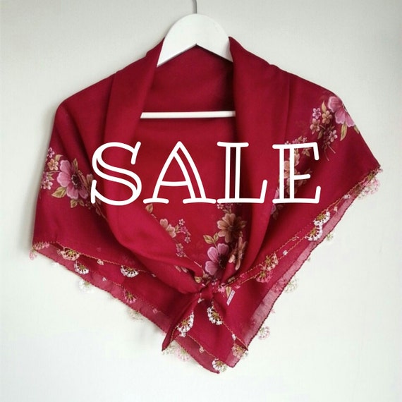 30 sale maroon magenta flowery oya by 30 sale maroon magenta flowery oya by
