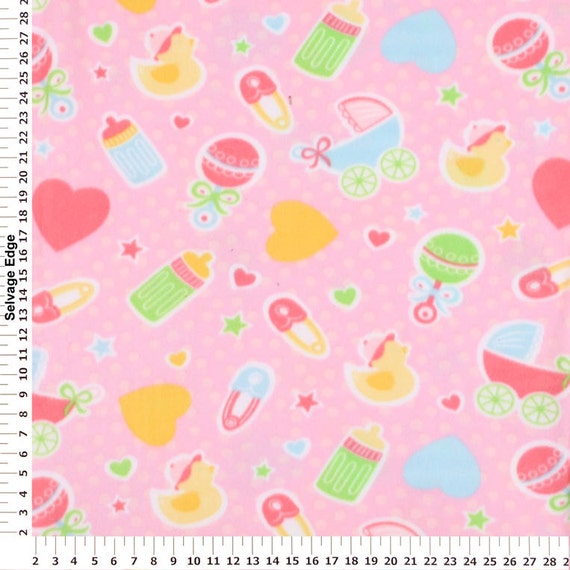 On Sale Baby Toys Fleece Fabric By The by ReneesChoiceFabrics