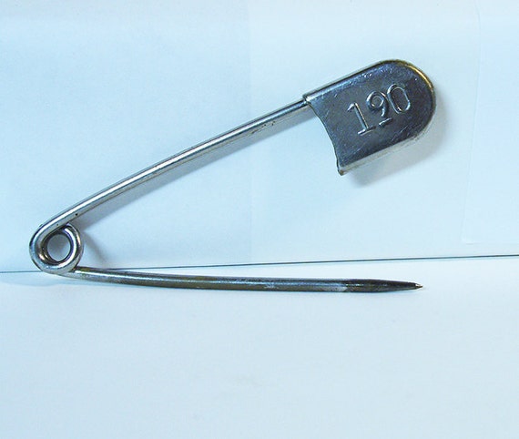 Antique Vintage Safety Pin Old vintage large 5 inch laundry