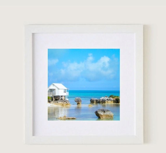 Items similar to Bermuda Bliss Framed White or Prints on Etsy