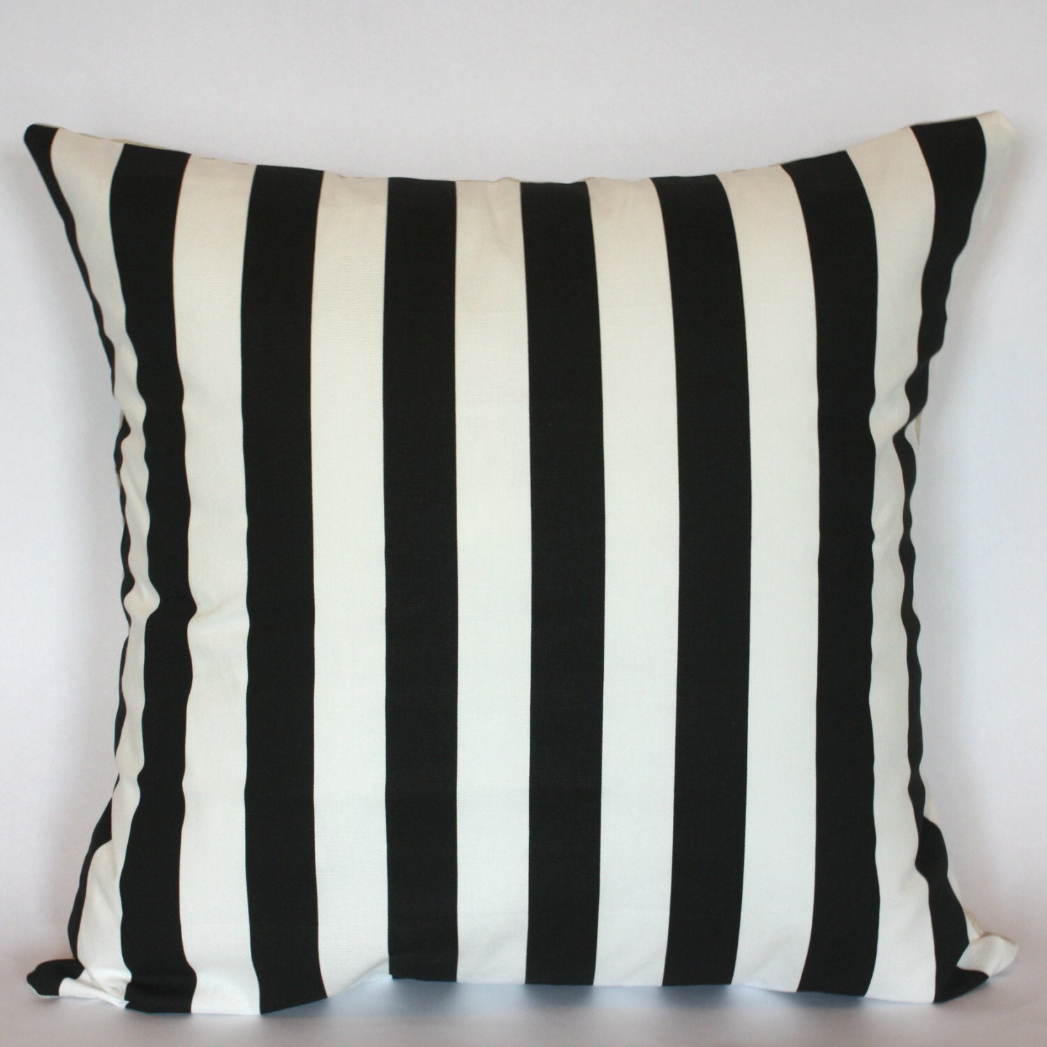Black and White Stripe 24 x 24 Pillow Cover by SouthernWhimHome