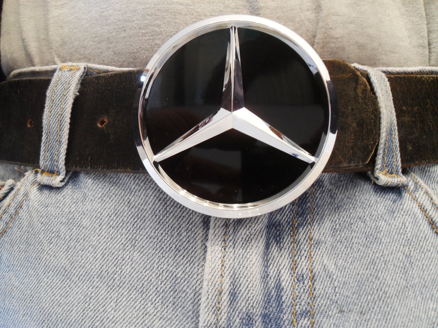 mercedes benz belt buckle gearhead automotive car by torquetoy