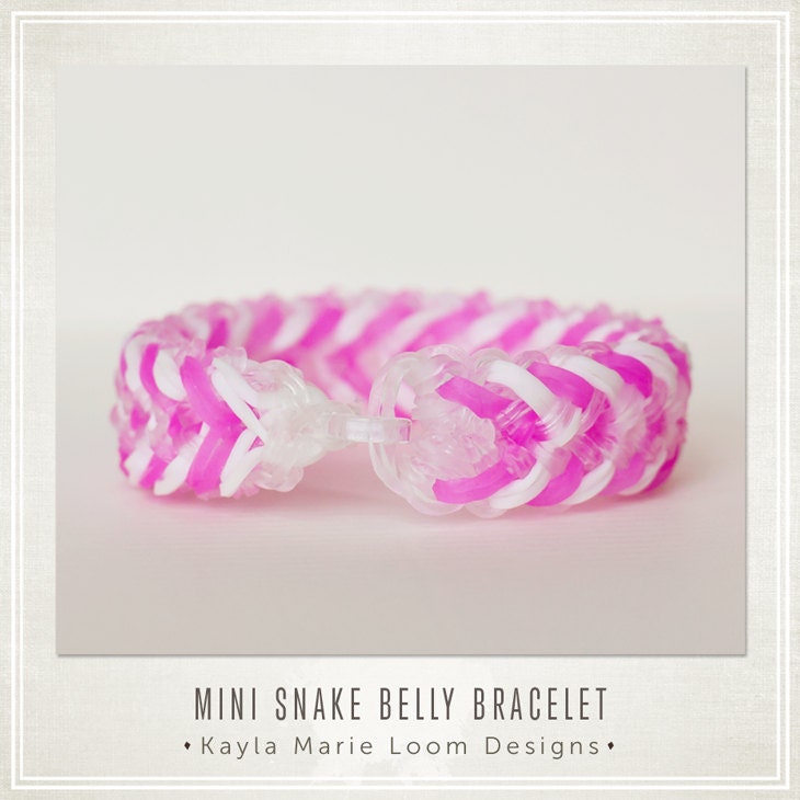 Rainbow Loom Bracelet Mini Snake Belly