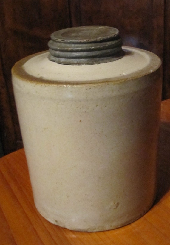 Macomb Pottery Fruit Canning Stoneware Jar 2 by GunnarsGoodies