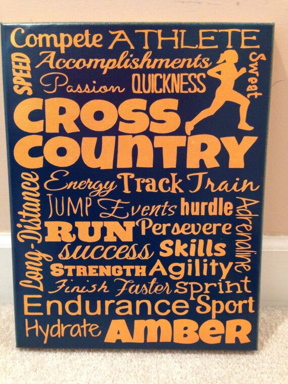 Custom Canvas Cross Country Subway Art