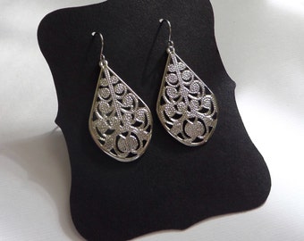 Matte Black Earring Display Cards, Jewelry Display, Jewelry Card, Earring Card