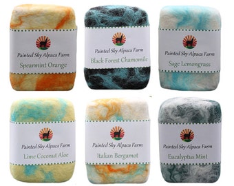 All Natural Alpaca Felted Soap