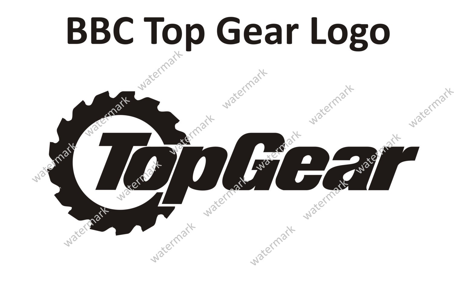 BBC Top Gear Logo by Robnmon on Etsy