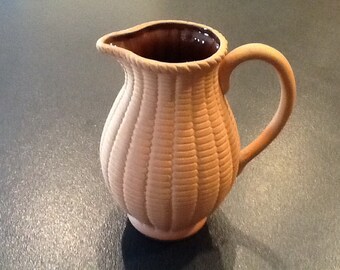 Vintage Terracotta Pottery Pitcher <> by Sigma The Tastesetter <> MINT CONDITION <> 1970's