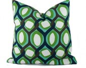 Outdoor pillows, 18x18, Outdoor pillow cover, Green outdoor throw pillow, Outdoor toss pillows, Outdoor cushions, Patio pillow, Porch pillow