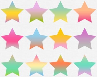 Popular items for rainbow star on Etsy