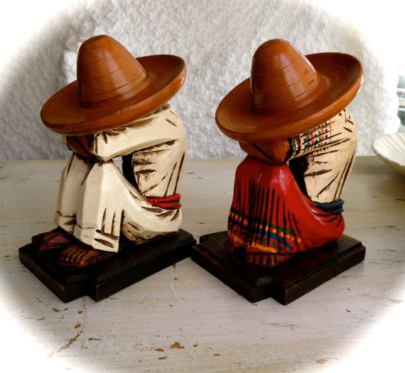 mexican wooden figures