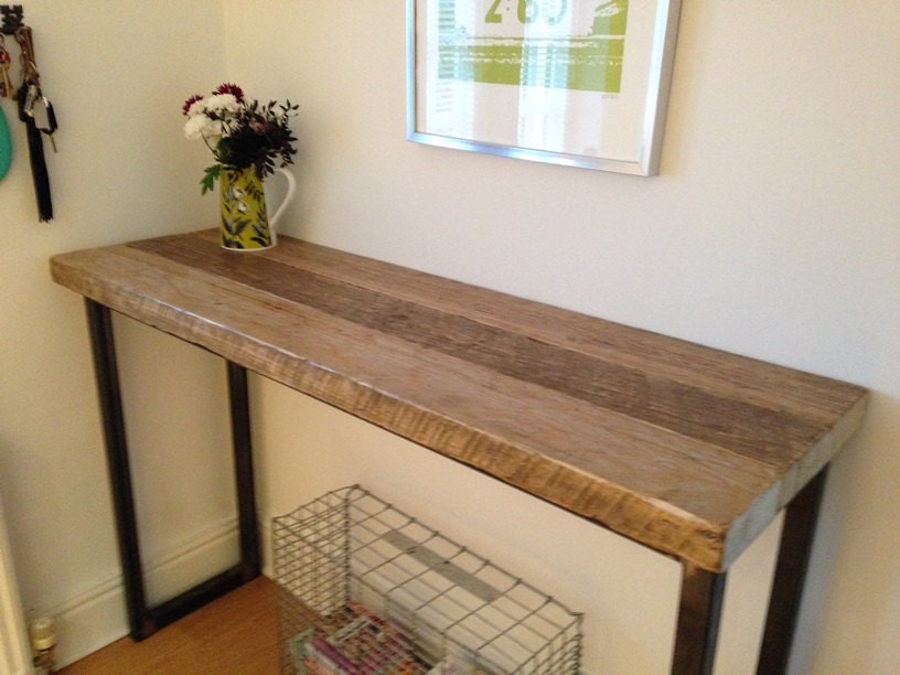Industrial Mill Reclaimed Wood Breakfast Bar/Console Table